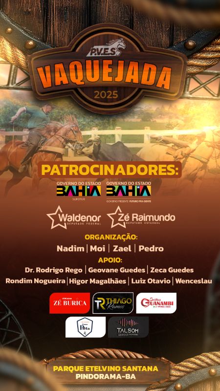 Governo do Estado da Bahia apoia a 19ª Festa de Vaquejada de Pindorama — imagem 3